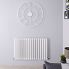 Radiatore Doppio Orizzontale di Design Bianco - 635 x 1000mm - 1584W - Revive