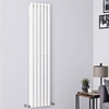 Radiatore Doppio Verticale di Design Bianco - 1600 x 354mm - 1228W - Revive
