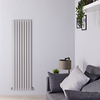 Radiatore Doppio Verticale di Design Grigio Chiaro - 1780 x 472mm - 1868W - Revive