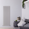 Radiatore Doppio Verticale di Design Grigio Chiaro - 1780 x 590mm - 2335W - Revive
