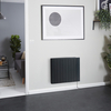 Radiatore Elettrico a Secco - Nero - 1500W - con Presa Elettrica - 533 mm x 873 mm - Virtus