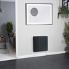 Radiatore Elettrico a Secco - Nero - 1200W - con Presa Elettrica - 533 mm x 733 mm - Virtus