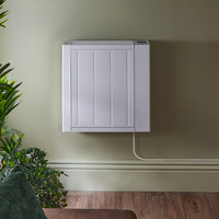 Radiatore Elettrico ad Inerzia con Nucleo in Ceramica - Bianco - con Presa Elettrica - 1000W