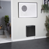 Radiatore Elettrico ad Inerzia con Nucleo in Ceramica 1500 W con Cavo 570 mm x 534 mm Grafite - Kera - ECOSO by Hudson Reed