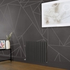 Radiatore Elettrico di Design Orizzontale - Altezza 635mm - Grigio - Hudson Reed