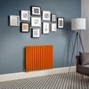 Radiatore Elettrico di Design Orizzontale Alto 635mm - Arancione (Sunset Orange) - Più Opzioni - Revive