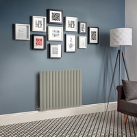Radiatore Elettrico di Design Orizzontale Alto 635mm - Verde (Sage Leaf Green) - Più Opzioni Disponibili - Revive