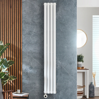 Radiatore Elettrico di Design Verticale - Bianco - 1600mm x 236mm - Elemento Riscaldante Termostatico Wi-Fi