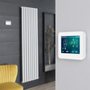 Radiatore Elettrico di Design Verticale - Bianco - 1784 x 472mm - con Termostato Wi-Fi Touchscreen