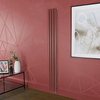 Radiatore Elettrico di Design Verticale - Rossa - Scelta di Dimensioni,  Termostato - Hudson Reed