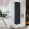 Radiatore Elettrico di Design Verticale Antracite - 1800mm x 500mm - Elemento Riscaldante Termostatico Wi-Fi con Presa Elettrica