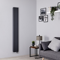 Radiatore Elettrico di Design Verticale Antracite Scelta di Dimensioni,  dell