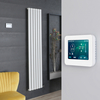 Radiatore Elettrico di Design Verticale Bianco - 1784 x 354mm - con Termostato Wi-Fi Touchscreen