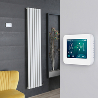 Radiatore Elettrico di Design Verticale Bianco - 1784 x 354mm - con Termostato Wi-Fi Touchscreen