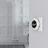 Radiatore Elettrico Verticale - Bianco Triplo con Termostato WiFi - 1800mm x 290mm