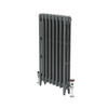Radiatore in Ghisa - 3 Colonne - Altezza 760mm - Argento Antico - Disponibilità di Diverse Misure - Mercury