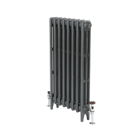 Radiatore in Ghisa - 3 Colonne - Altezza 760mm - Argento Antico - Disponibilità di Diverse Misure - Mercury