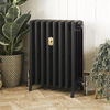 Radiatore in Ghisa - 4 Colonne - 660mm Altezza - Nero Ardesia - Scelta di Dimensioni - Isabel