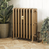 Radiatore in Ghisa - 4 Colonne - 660mm Altezza - Oro Bruciato - Scelta di Dimensioni - Isabel