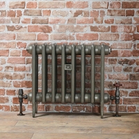 Radiatore in Ghisa 460mm - Finitura di Colore Ottone Antico - Victoria - Disponibile in Diverse Misure
