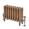 Radiatore in Ghisa a 4 Colonne - 460mm - Oro Bruciato - Scelta di Dimensioni - Mercury