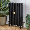 Radiatore in Ghisa a 4 Colonne - 760 mm di Altezza - Nero Ardesia - Diverse Dimensioni Disponibili - Mercury