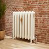 Radiatore in Ghisa Alto 560mm a Colonne Ovali - Bianco Antico - 560mm x 272mm
