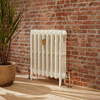 Radiatore in Ghisa Alto 660mm - Finitura Effetto Bianco Antico - Disponibile in Diverse Misure
