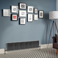 Radiatore Orizzontale a Tripla Colonna Tradizionale Peltro - 300mm x 1415mm - Regent