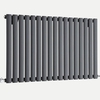 Radiatore Orizzontale Antracite - 1015W - 635 x 1000mm - Revive