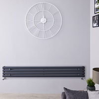 Radiatore Orizzontale Antracite - 518W - 236 x 1600mm - Revive