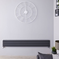 Radiatore Orizzontale Antracite - 815W - 236 x 1600mm - Revive