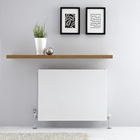 Radiatore Orizzontale Bianco a Piastra Radiante Type 21 - 1316W - 600 x 800mm - Merus
