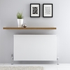Radiatore Orizzontale Bianco a Piastra Radiante Type 21 - 1646W - 600 x 1000mm - Merus