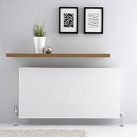 Radiatore Orizzontale Bianco a Piastra Radiante Type 21 - 1975W - 600 x 1200mm - Merus