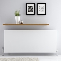 Radiatore Orizzontale Bianco a Piastra Radiante Type 21 - 2305W - 600 x 1400mm - Merus