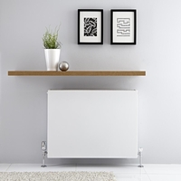 Radiatore Orizzontale Bianco a Piastra Radiante Type 22 - 1732W - 600 x 800mm - Merus