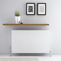 Radiatore Orizzontale Bianco a Piastra Radiante Type 22 - 2165W - 600 x 1000mm - Merus