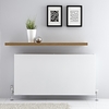 Radiatore Orizzontale Bianco a Piastra Radiante Type 22 - 2597W - 600 x 1200mm - Merus