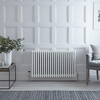 Radiatore Orizzontale Bianco in Stile Ghisa - 600 x 1010 x 139mm - 2088W - Regent
