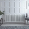 Radiatore Orizzontale Bianco in Stile Ghisa - 600 x 1505 x 68mm - 1873W - Regent