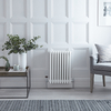 Radiatore Orizzontale Bianco in Stile Ghisa - 750 x 444mm - 1111 Watt - Stelrad Regal Hudson Reed