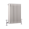 Radiatore Orizzontale Bianco in Stile Ghisa - 854W - 600mm x 425mm