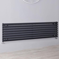 Radiatore Orizzontale di Design Antracite - 472 x 1600mm - 1065W - Revive