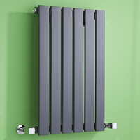 Radiatore Orizzontale di Design Antracite - 635 x 420mm - 376W - Delta
