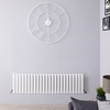 Radiatore Orizzontale di Design Bianco - 400 x 1411mm - 975W - Revive