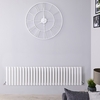 Radiatore Orizzontale di Design Bianco - 400 x 1647mm - 1138W - Revive
