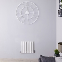 Radiatore Orizzontale di Design Bianco - 400 x 413mm - 284W - Revive