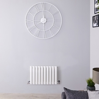 Radiatore Orizzontale di Design Bianco - 400 x 595mm - 406W - Revive