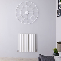 Radiatore Orizzontale di Design Bianco - 635 x 590mm - 597W - Revive